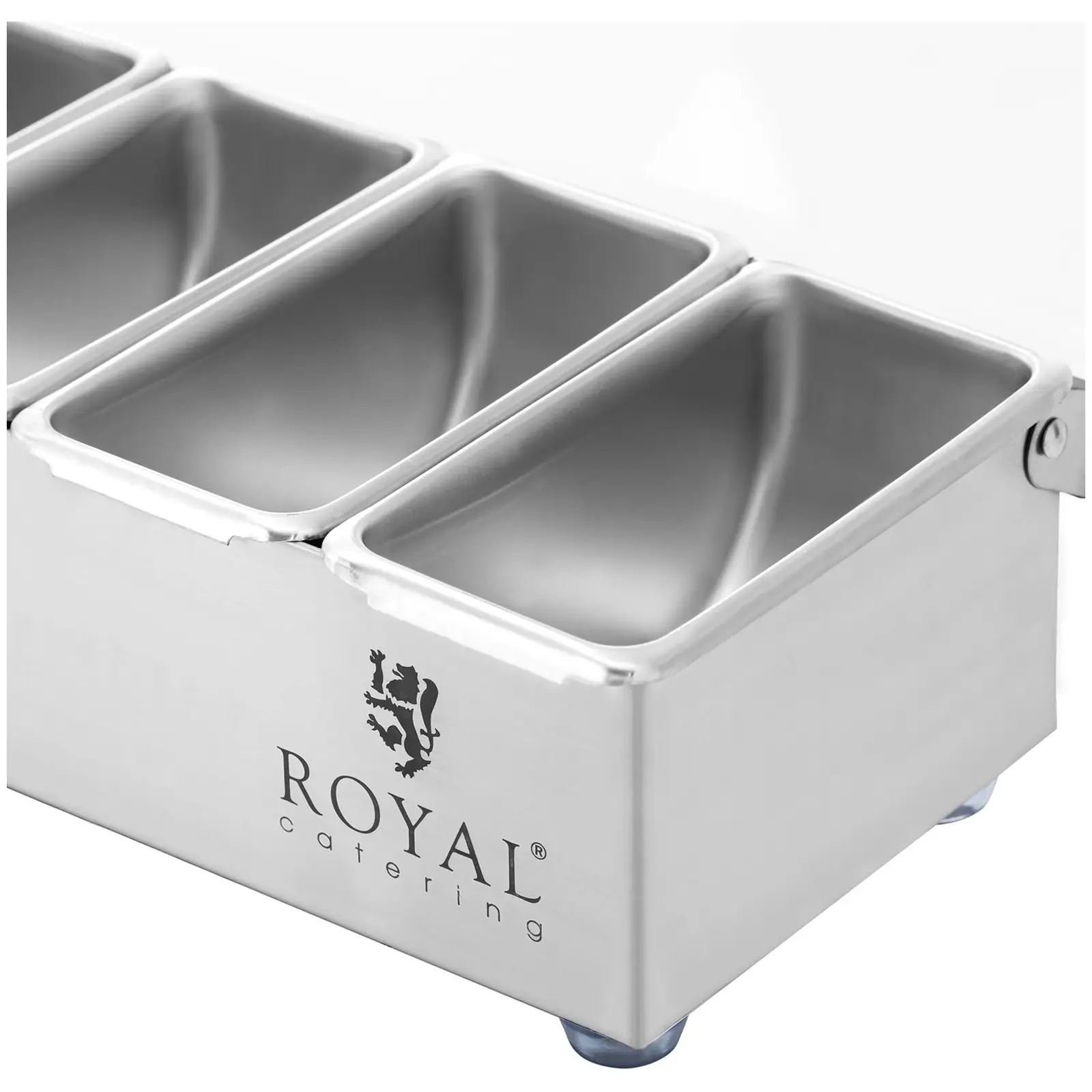 Zutatenbehälter - Edelstahl - 5 x 0,4 L - Royal Catering