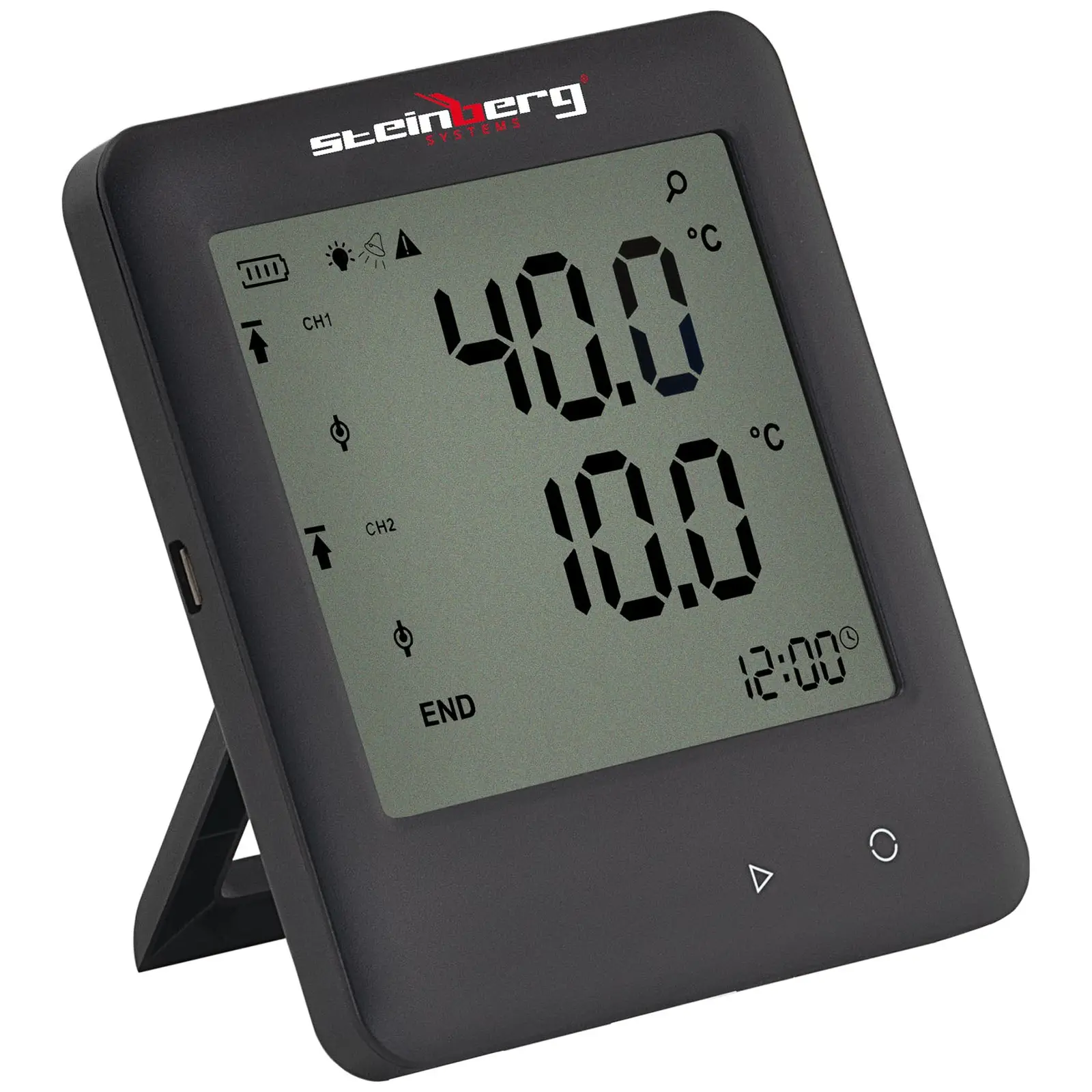 Datenlogger Temperatur - LCD - -200 bis +250 °C - 2 externe Sensoren