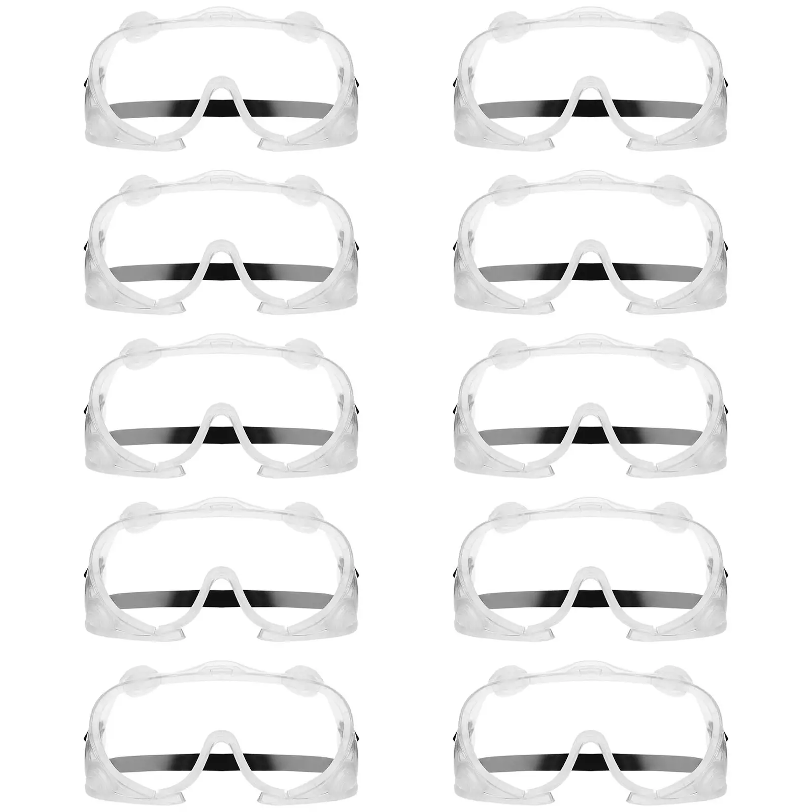 Schutzbrille - 10er Set - klar - Einheitsgröße