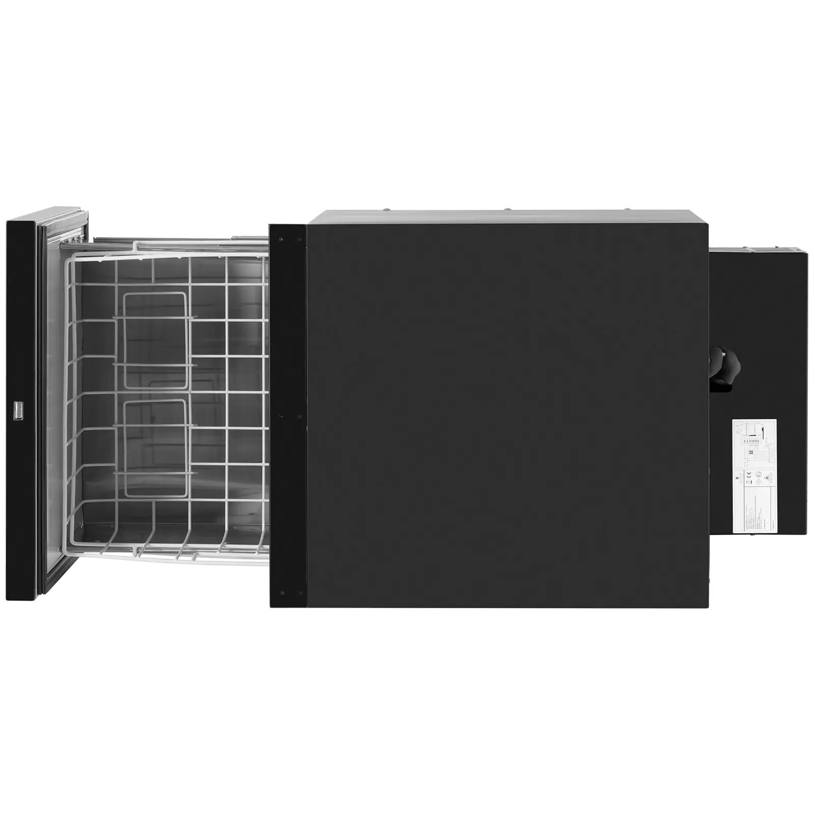 Auto-Kühlschrank / Gefrierschrank - mit Schublade - 12/24 V - 105 L - Stahl