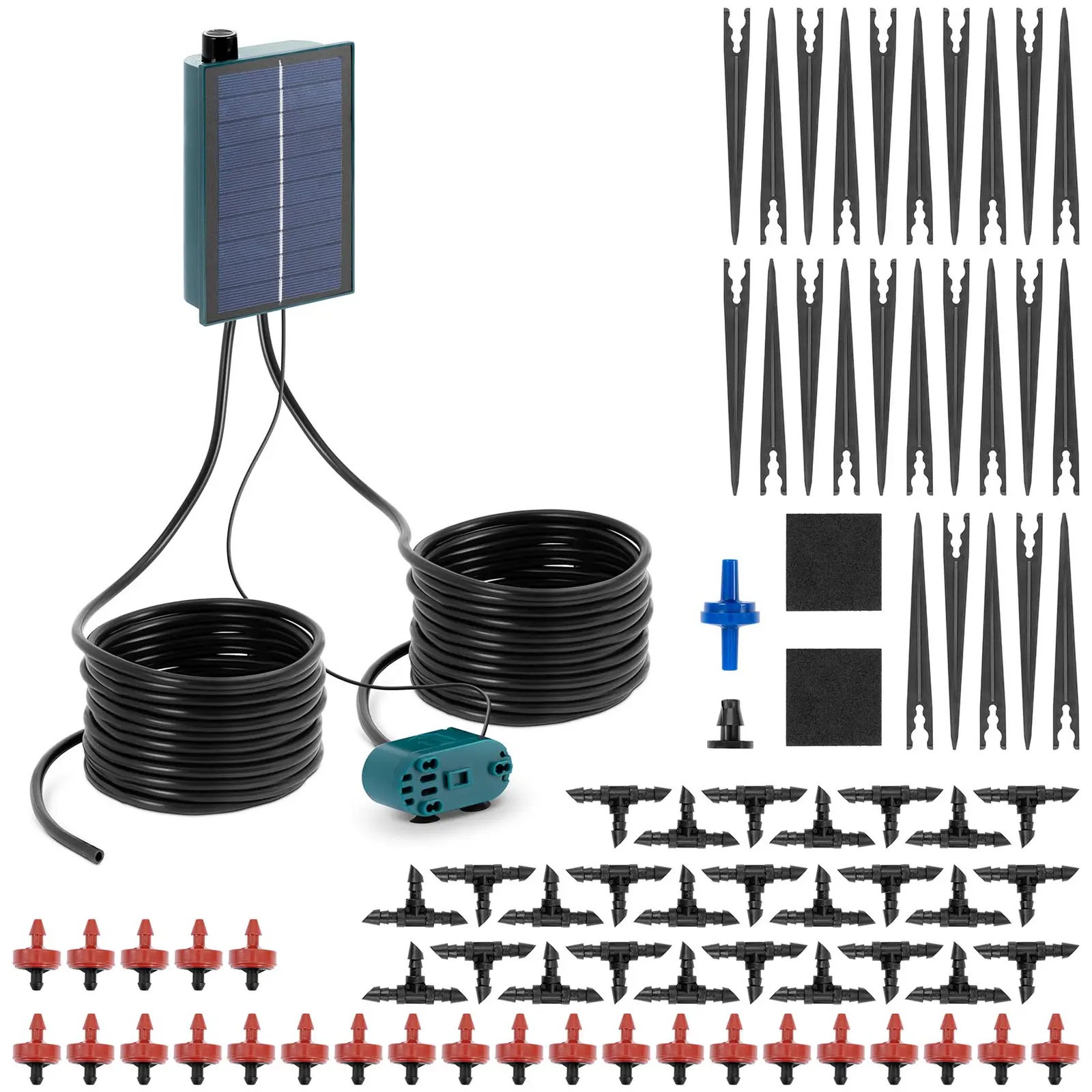 Solar-Bewässerungssystem - 25 Tropfer - 5 m Schlauch