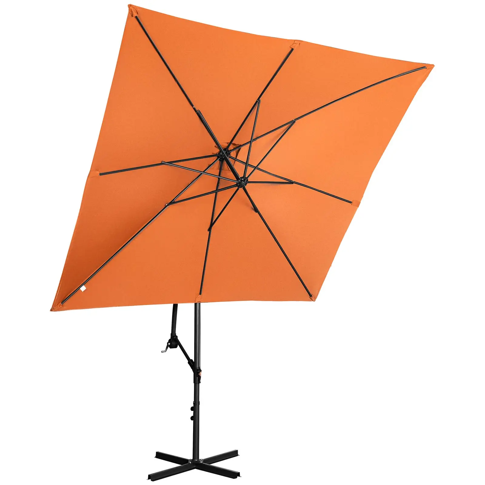 Ampelschirm - orange - rechteckig - 250 x 250 cm - neigbar