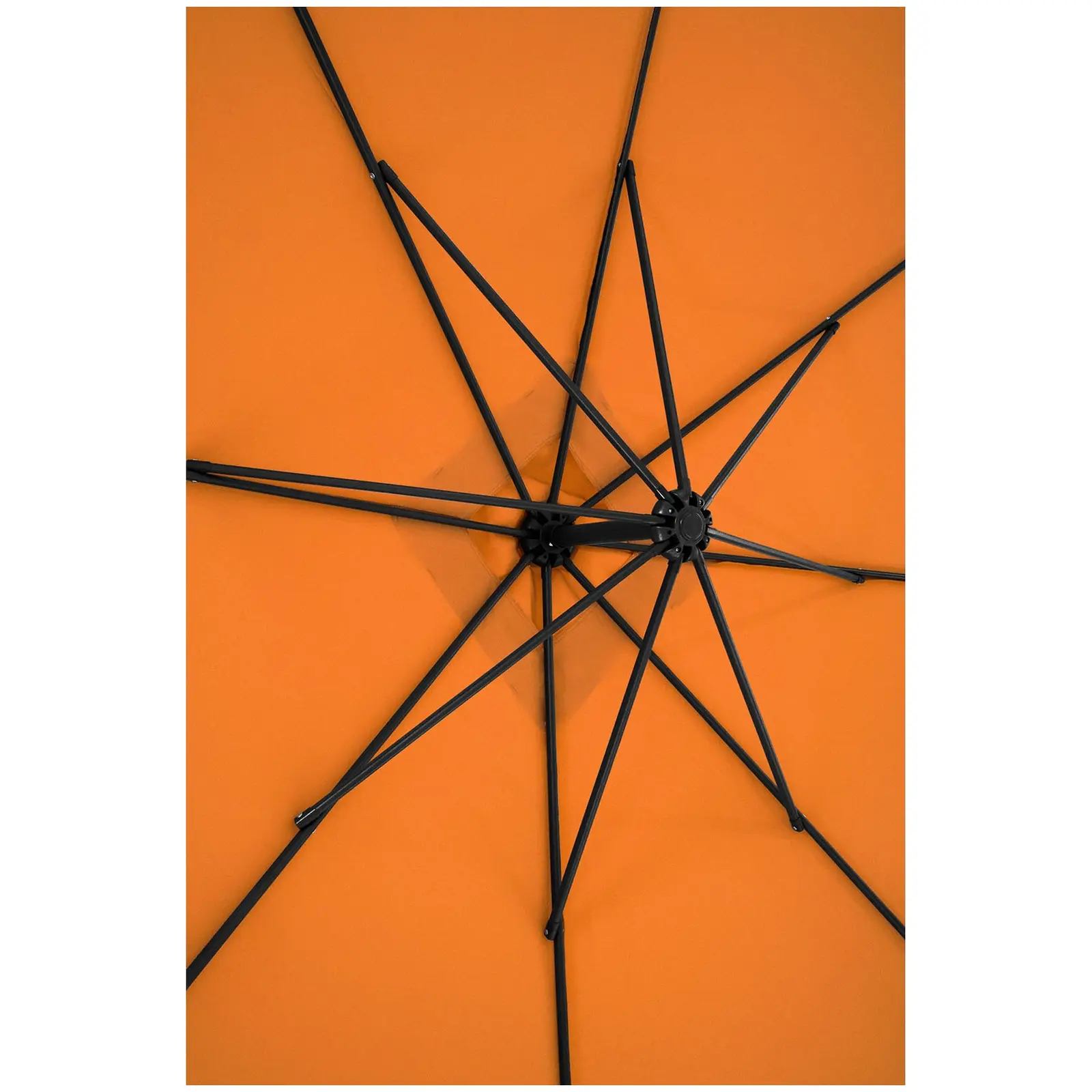 Ampelschirm - orange - rechteckig - 250 x 250 cm - neigbar