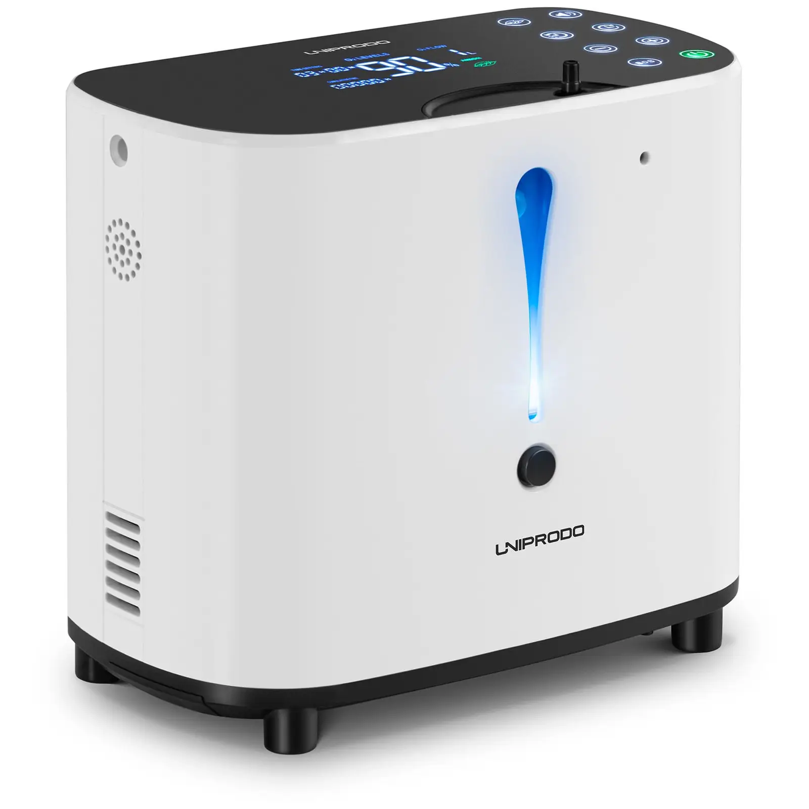 Uniprodo Sauerstoffgerät – 1 bis 6 L/min – bis zu 90 % Sauerstoffkonzentration UNI_OC_100