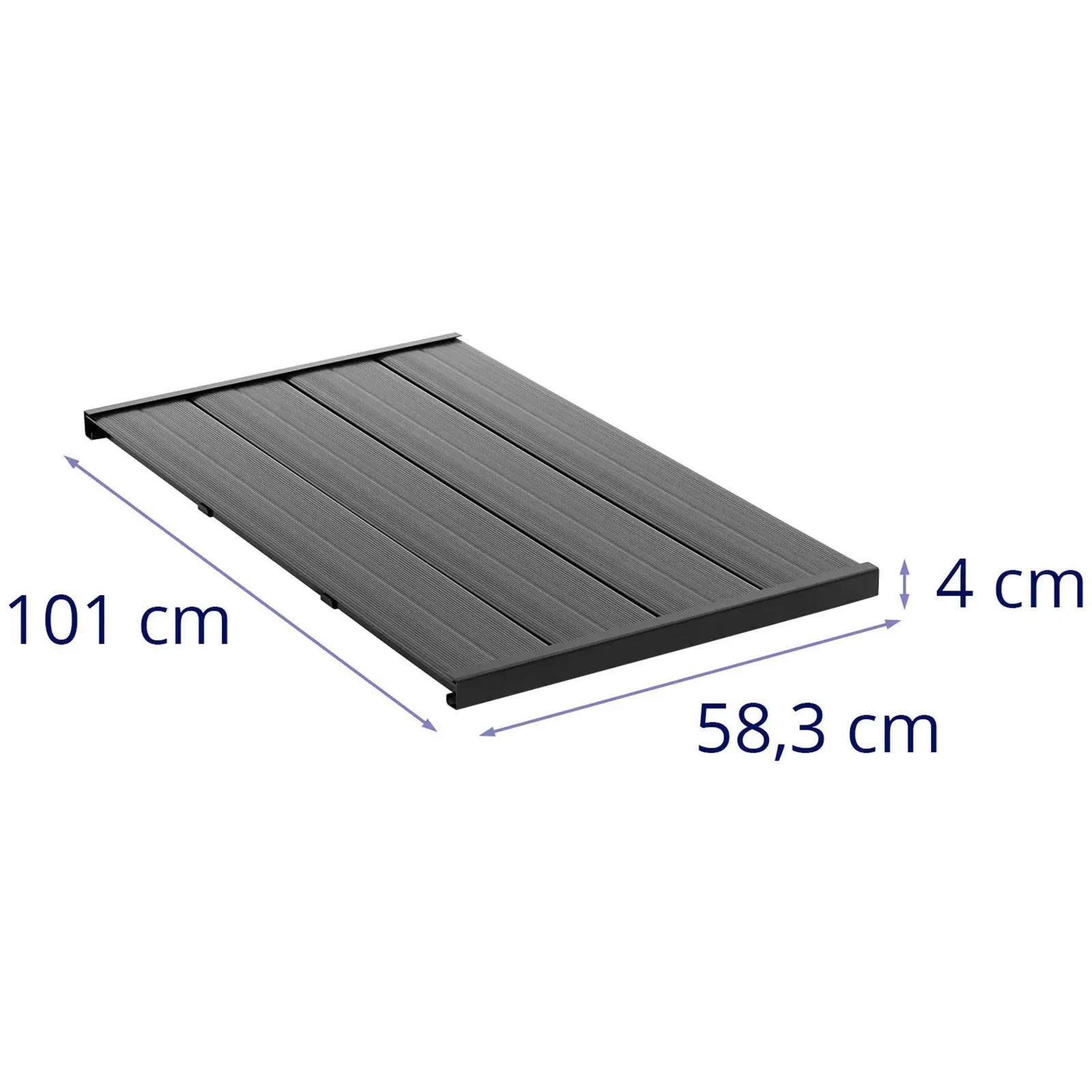Gartendusche Bodenplatte - 101 x 58.3 x 4 cm