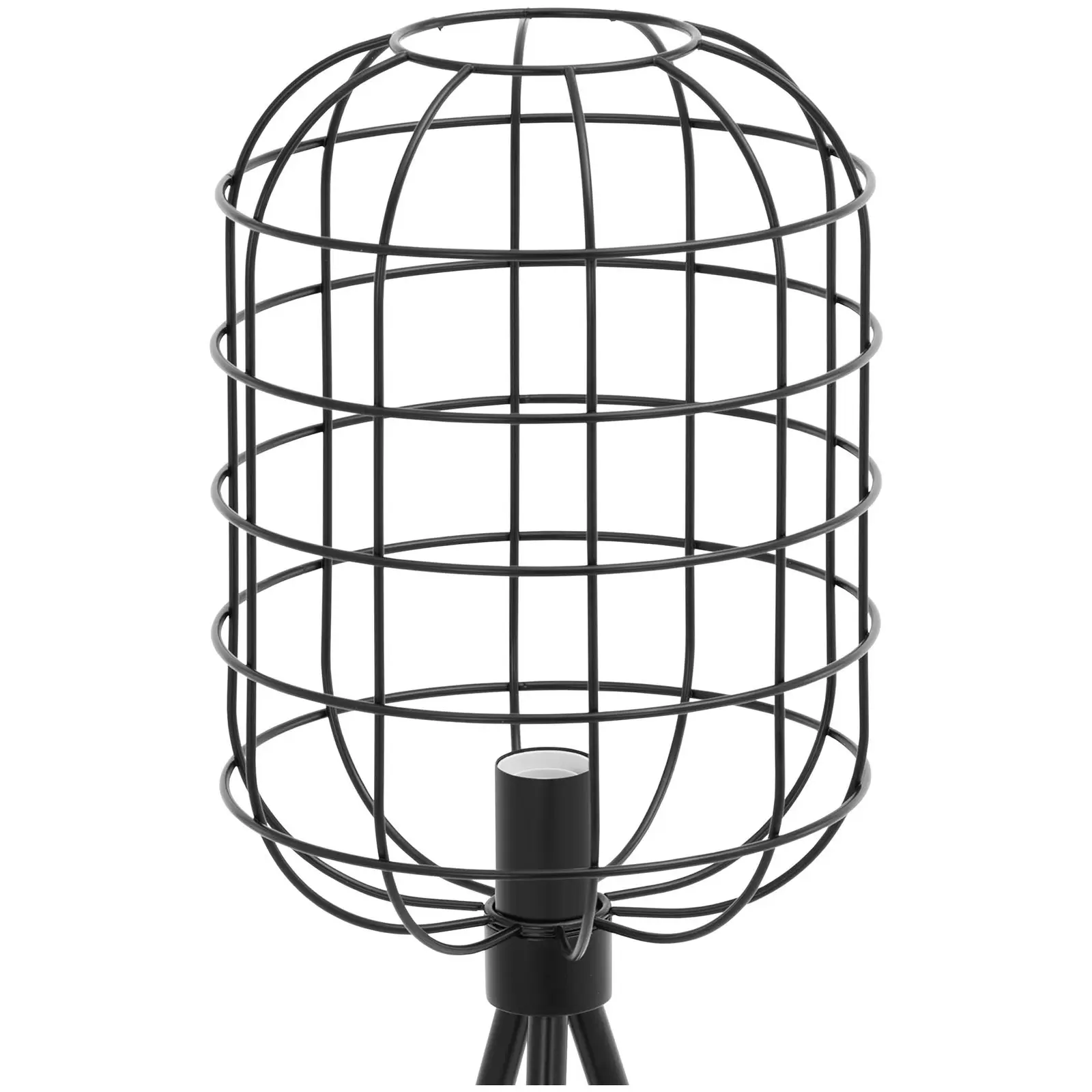 Stehlampe - offener Gitterschirm - 40 W - Höhe 163 cm