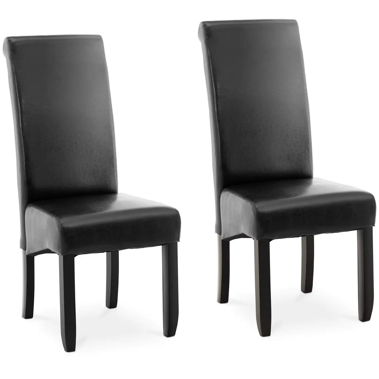 Sitzfläche - Set Polsterstuhl kg x 180 cm - schwarz 44,5 44 - - 2er bis