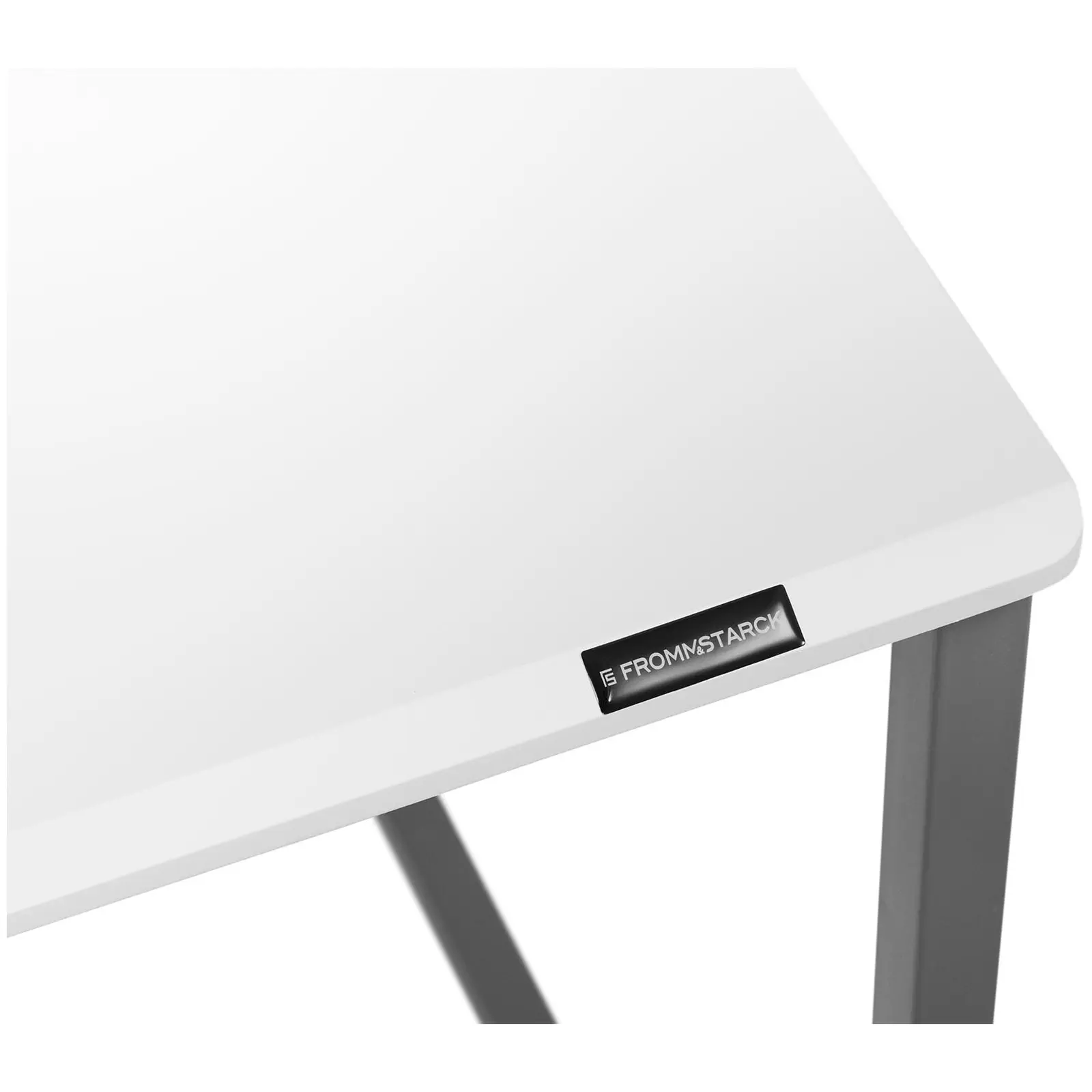 Schreibtisch - 120 x 60 cm - weiß / grau