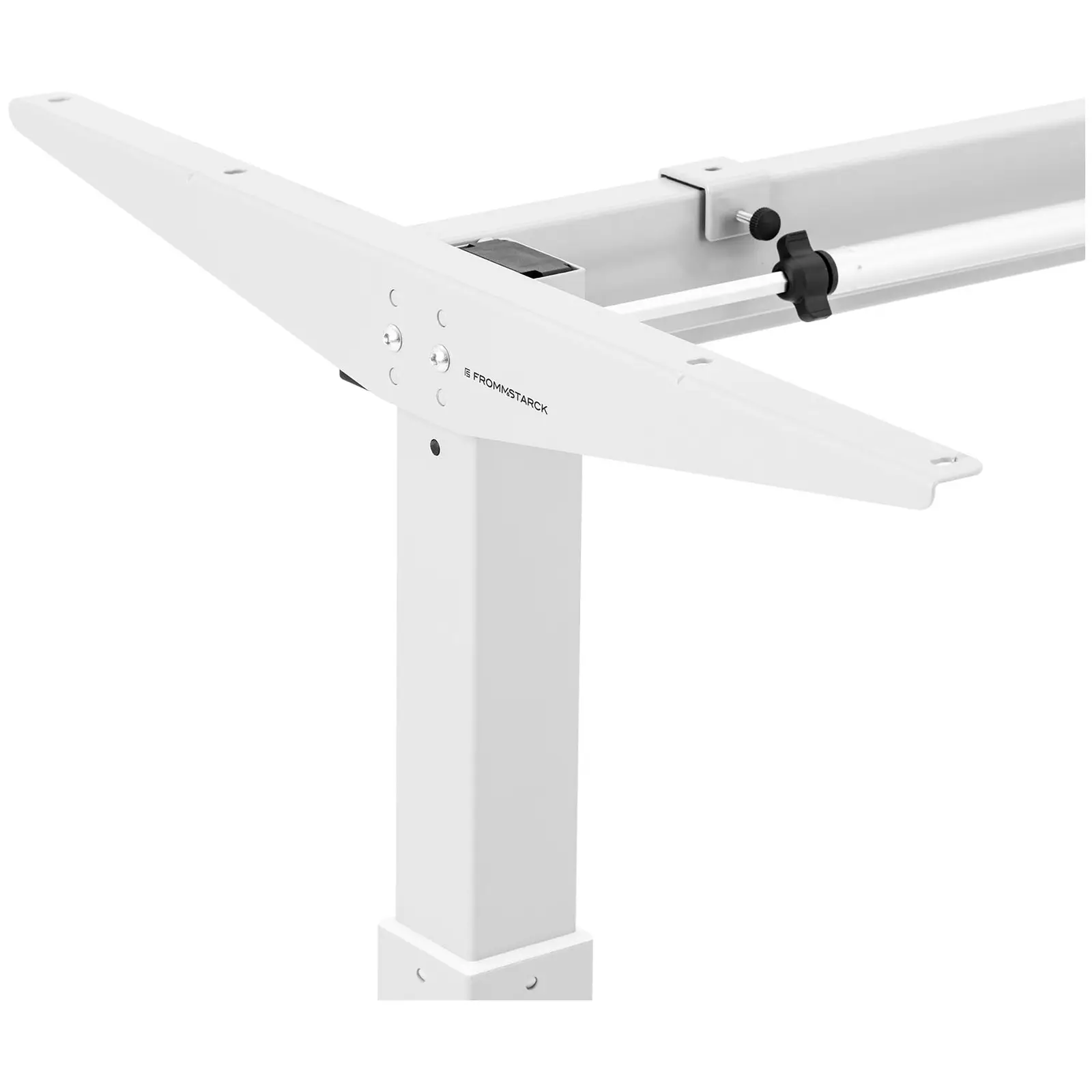 Höhenverstellbares Schreibtisch-Gestell - 120 W - 80 kg - weiß