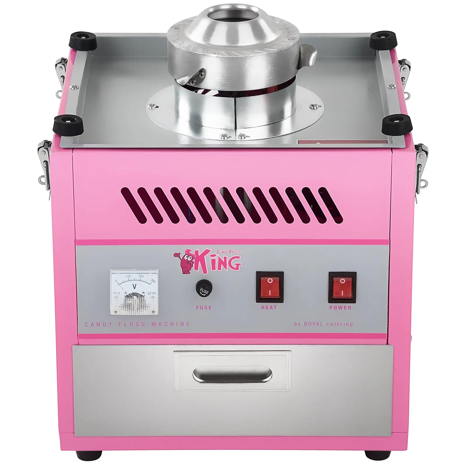 Set Popcornmaschine und Zuckerwattemaschine - 1.600 W / 1.200 W - Spuckschutz